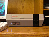 Close-up view of the NES Mac Mini